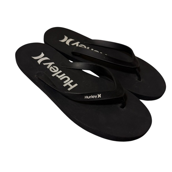 Hurley Black Sandals with Logo - Picture 5 of 8